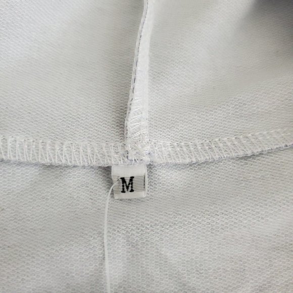 ETCYY Women's Color Block Hoodie Long Sleeve Casual Drawstring Button Down Med - Picture 6 of 8